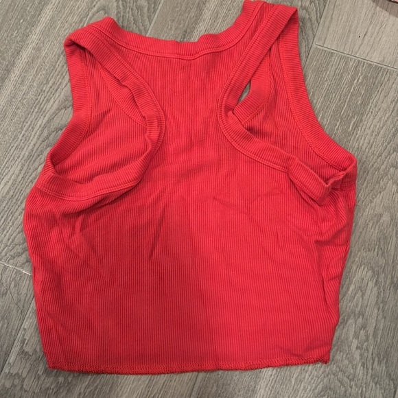 Katie J NYC Girls Racerback Crop Tops - Red, Pink, Blue, and Ombre Size L - Picture 7 of 13